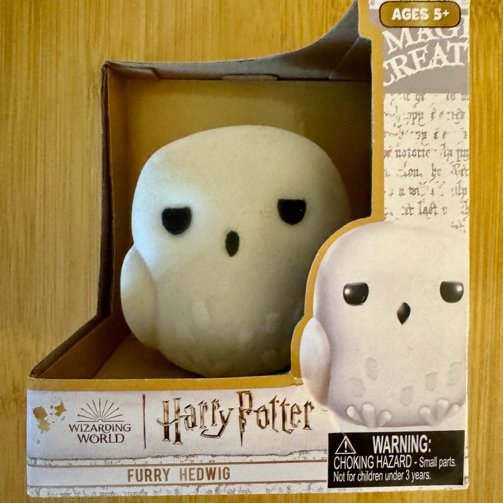 Wizarding World Harry Potter Furry Hedwig Collectible Figure - New in Box